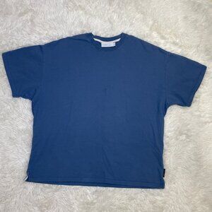 I Love Ugly Men’s Heavy Box Fit Tee T-shirt Cobalt Blue Sz XL